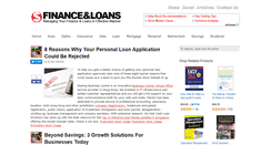 Desktop Screenshot of financeandloans.biz